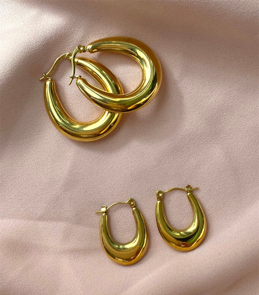 Glam Hoops Gold