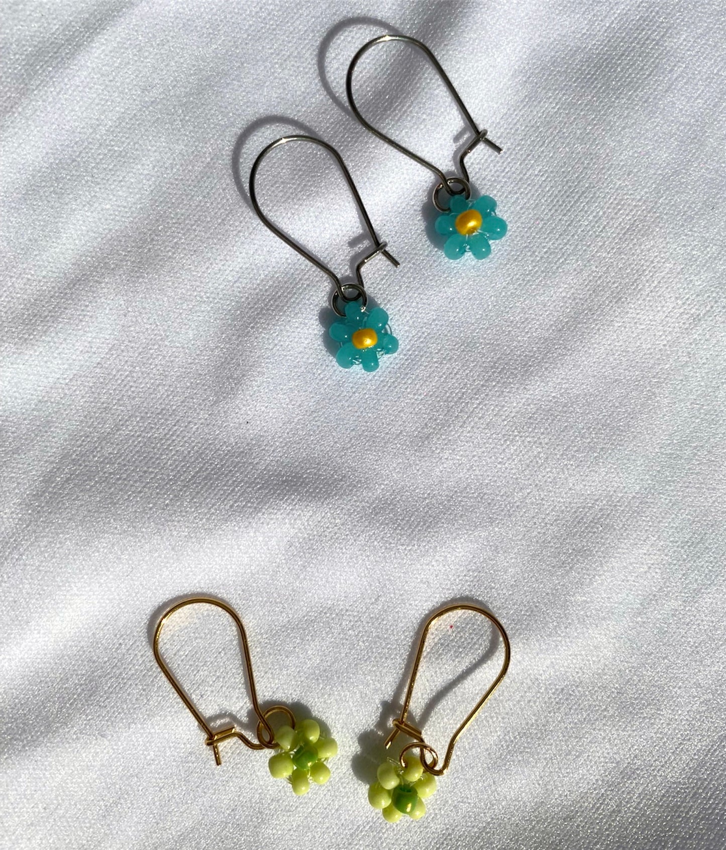 Daisy Earrings Fine Turquoise