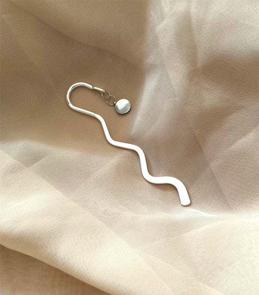 Bookmark Moon Silver