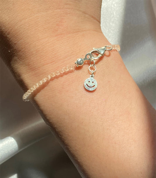 Smile Bracelet Mat Rose