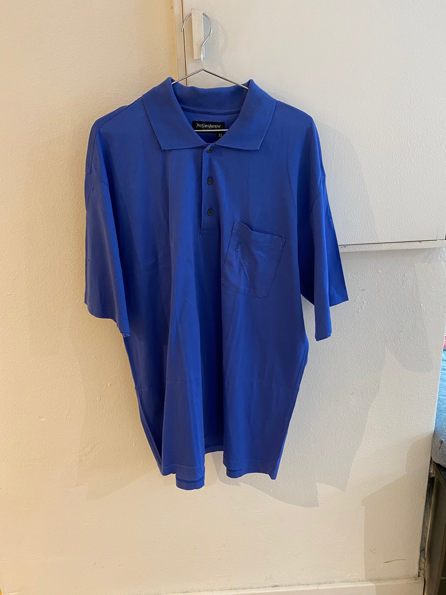 YSL Polo Shirt Blue