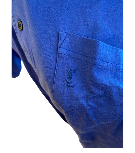 YSL Polo Shirt Blue