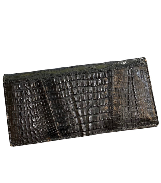 Small Vintage Leather Bag/Clutch Black