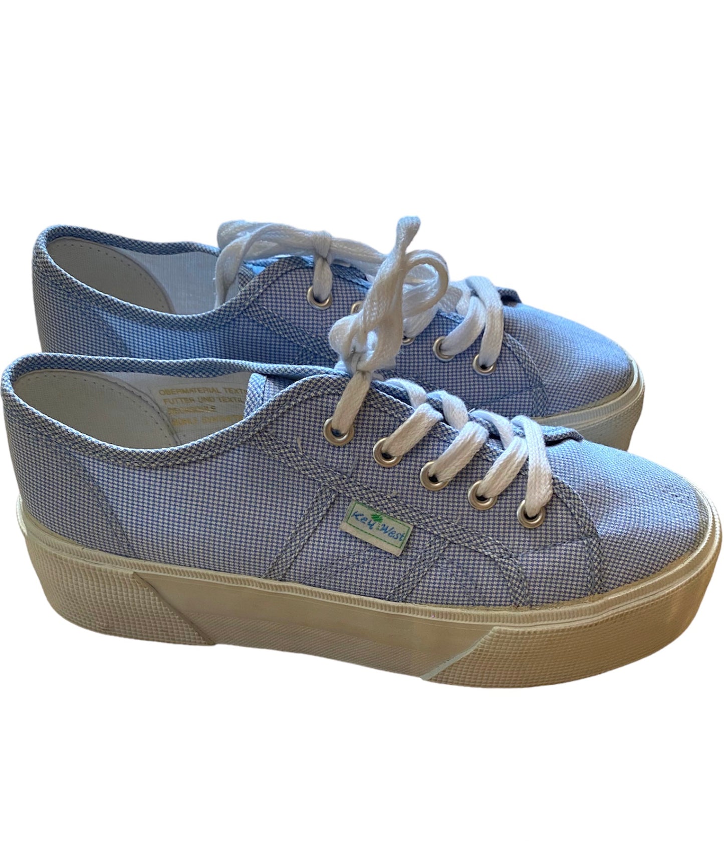 Platform Sneaker Light Blue