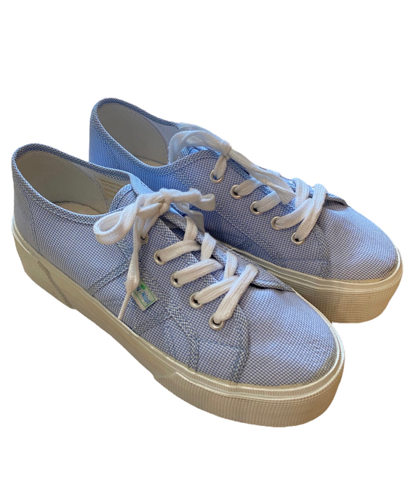 Platform Sneaker Light Blue